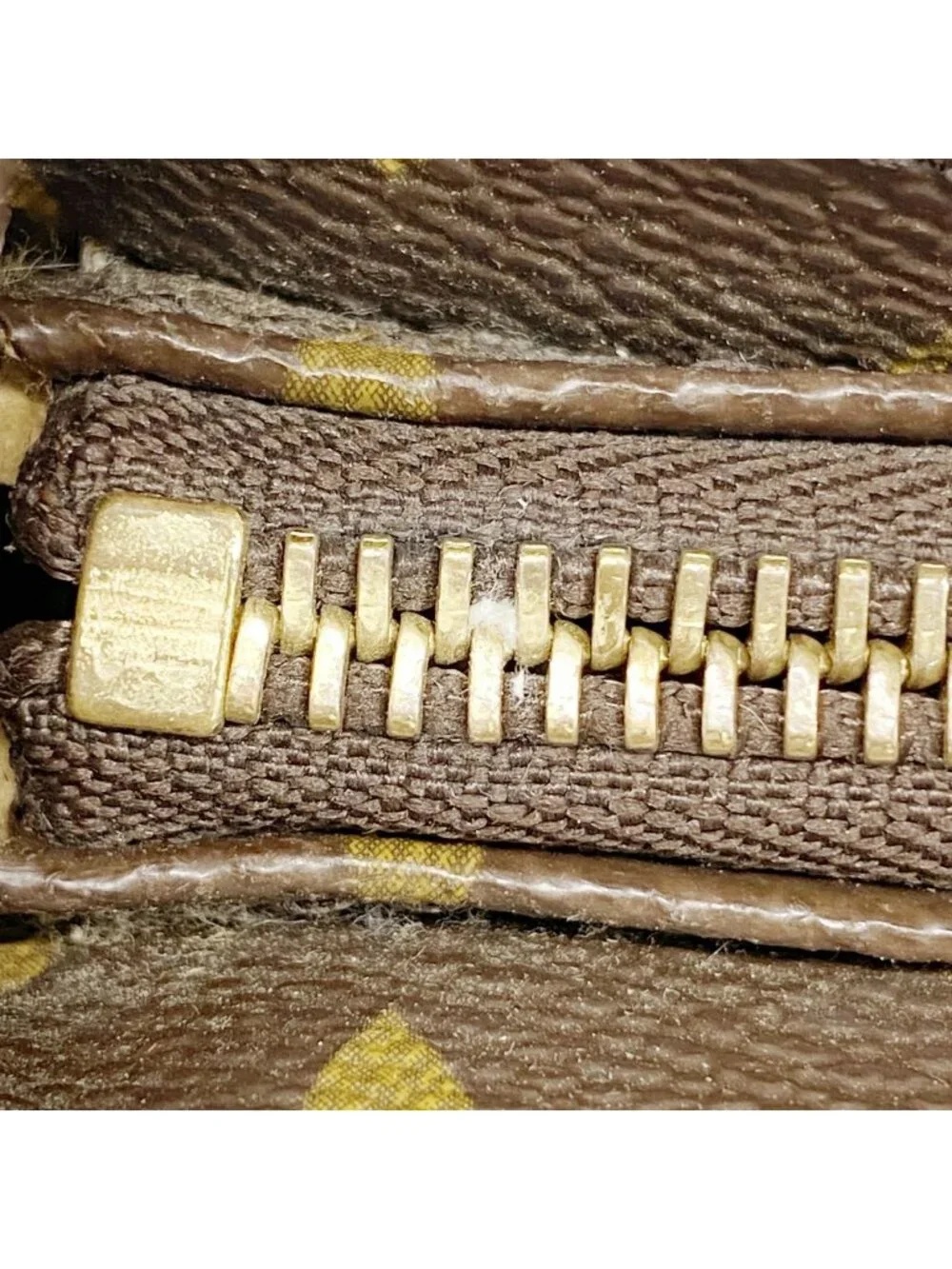 Louis Vuitton Shoulder Bag Monogram Looping MM Brown
